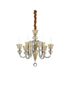 Ideal lux ® Полилей | STRAUSS SP6 | E14 max 6 x 40W | IP20 - 140605 - Цена | LEDs4economy