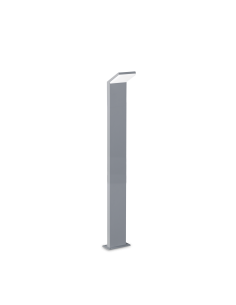 Ideal lux ® Градински стълб | STYLE PT H100 GRIGIO 4000K | 8,5W | IP54 - 322353 - Цена | LEDs4economy