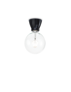 Ideal lux ® Плафон | WINERY PL1 NERO | E27 max 1 x 60W | IP20 - 155142 - Цена | LEDs4economy