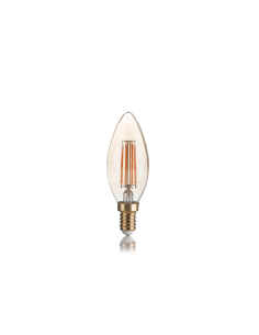Ideal lux ® LED крушка | E14 OLIVA 4W 2200K CRI80 AMBRA | 4W - 151649 - Цена | LEDs4economy