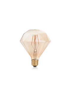 Ideal lux ® LED крушка | E27 DIAMOND 4W 1800K AMBRA | 4W - 201269 - Цена | LEDs4economy