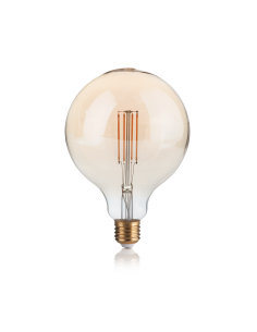 Ideal lux ® LED крушка | E27 GLOBO D125 04W 2200K CRI80 AMBRA | 4W - 151724 - Цена | LEDs4economy