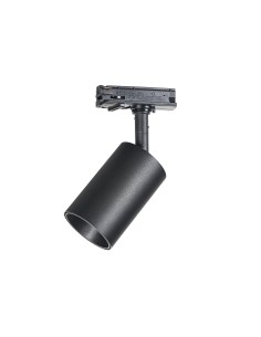 Ideal lux ® Прожектор за 1ф шина | DYNAMITE TR 1-PHASE ROUND NERO | GU10 max1 x 28W | IP20 - 337524 - Цена | LEDs4economy