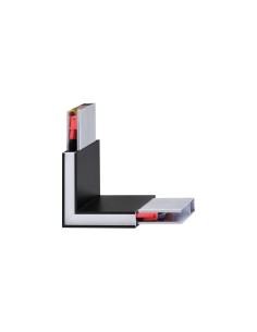 Ideal lux ® Ъгъл | STEEL SP D20 PROFILO ANGOLARE WIDE 4000K NERO | 5,5W | IP20 - 268118 - Цена | LEDs4economy