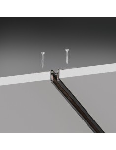 Ideal lux ® Магнитна релса за вграждане 2м | DEVA RECESSED BINARIO 2 MT NERO | | IP20 - 332536 - Цена | LEDs4economy 2