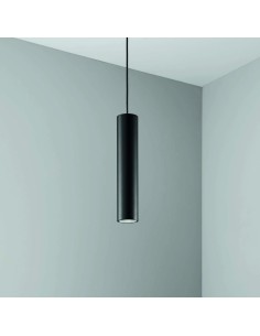 Ideal lux ® Магнитен осветител | DEVA PENDANT TUBE 06W 3000K NERO | 6W | IP20 - 332932 - Цена | LEDs4economy 2
