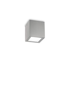 Ideal lux ® Спот | TECHO PL1 D09 SQUARE GRIGIO | GU10 max 1 x 20W | IP54 - 326894 - Цена | LEDs4economy