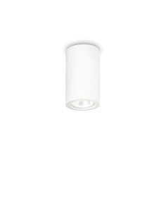 Ideal lux ® Спот | LOOK PL1 ROUND D70 H110 GESSO | GU10 max 1 x 35W | IP20 - 155869 - Цена | LEDs4economy