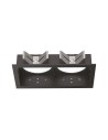 Ideal lux ® Рамка за LED луна | BENTO CORNICE RETTANGOLARE DOPPIA NERO | - 280233 - Цена | LEDs4economy