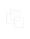 Ideal lux ® Полилей | FRAME SP QUADRATO BIANCO 3000K | LED 80W | IP20 - 253596 - Цена | LEDs4economy
