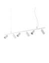 Ideal lux ® Полилей | DYNAMITE SP6 ROUND BIANCO | GU10 max6 x 28W | IP20 - 231433 - Цена | LEDs4economy