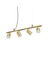 Ideal lux ® Полилей | DYNAMITE SP4 ROUND OTTONE | GU10 max4 x 28W | IP20 - 244624 - Цена | LEDs4economy