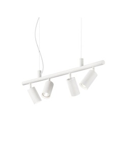 Ideal lux ® Полилей | DYNAMITE SP4 ROUND BIANCO | GU10 max4 x 28W | IP20 - 231372 - Цена | LEDs4economy