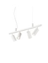 Ideal lux ® Полилей | DYNAMITE SP4 ROUND BIANCO | GU10 max4 x 28W | IP20 - 231372 - Цена | LEDs4economy