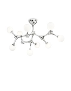 Ideal lux ® Плафон | NODI PL9 CROMO | G9 max 9 x 15W | IP20 - 133393 - Цена | LEDs4economy