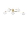 Ideal lux ® Плафон | HERMES PL5 D90 OTTONE | G9 max 5 x 28W | IP20 - 288277 - Цена | LEDs4economy