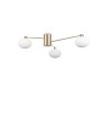 Ideal lux ® Плафон | HERMES PL3 D90 OTTONE | G9 max 3 x 28W | IP20 - 288260 - Цена | LEDs4economy
