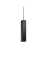 Ideal lux ® Пендел | LOOK SP1 SQUARE D60 H400 NERO | GU10 max 1 x 28W | IP20 - 126913 - Цена | LEDs4economy