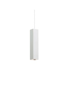 Ideal lux ® Пендел | LOOK SP1 SQUARE D60 H400 BIANCO | GU10 max 1 x 28W | IP20 - 126906 - Цена | LEDs4economy
