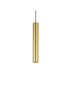Ideal lux ® Пендел | LOOK SP1 ROUND D60 H400 OTTONE | GU10 max1 x 28W | IP20 - 259239 - Цена | LEDs4economy