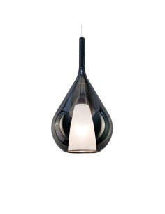 Ideal lux ® Пендел | KALIQUE-3 SP1 D28 FUME' | E27 max 1 x 42W | IP20 - 359724 - Цена | LEDs4economy