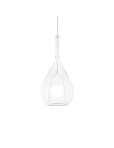 Ideal lux ® Пендел | KALIQUE-3 SP1 D18 TRASPARENTE | E27 max 1 x 42W | IP20 - 360072 - Цена | LEDs4economy
