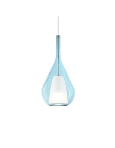 Ideal lux ® Пендел | KALIQUE-3 SP1 D18 AZZURRO | E27 max 1 x 42W | IP20 - 360089 - Цена | LEDs4economy