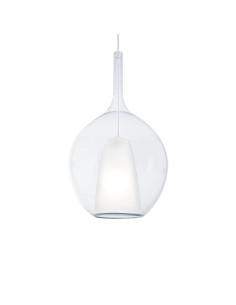Ideal lux ® Пендел | KALIQUE-2 SP1 D28 TRASPARENTE | E27 max 1 x 42W | IP20 - 359670 - Цена | LEDs4economy