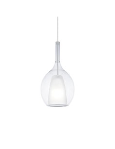 Ideal lux ® Пендел | KALIQUE-2 SP1 D18 TRASPARENTE | E27 max 1 x 42W | IP20 - 360034 - Цена | LEDs4economy