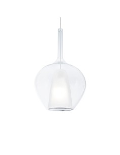 Ideal lux ® Пендел | KALIQUE-1 SP1 D28 TRASPARENTE | E27 max 1 x 42W | IP20 - 359571 - Цена | LEDs4economy