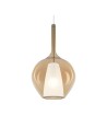 Ideal lux ® Пендел | KALIQUE-1 SP1 D28 AMBRA | E27 max 1 x 42W | IP20 - 359526 - Цена | LEDs4economy