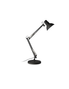 Ideal lux ® Настолна лампа | WALLY TL1 TOTALE NERO | E27 max 1 x 42W | IP20 - 265278 - Цена | LEDs4economy