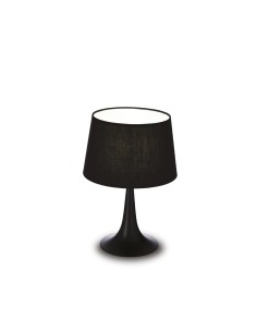 Ideal lux ® Настолна лампа | LONDON TL1 NERO | E27 max 1 x 60W | IP20 - 110554 - Цена | LEDs4economy
