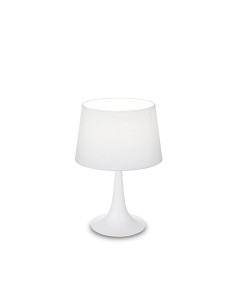 Ideal lux ® Настолна лампа | LONDON TL1 BIANCO | E27 max 1 x 60W | IP20 - 110530 - Цена | LEDs4economy
