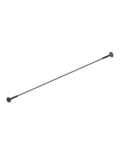 Ideal lux ® Държач със стоманено въже | TESI 20mm 10 MT NERO | - 302294 - Цена | LEDs4economy