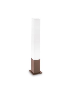 Ideal lux ® Градински стълб | EDO PT1 SQUARE COFFEE | GX53 max 1 x 15W | IP65 - 213088 - Цена | LEDs4economy