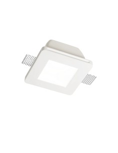 Ideal lux ® Гипсова луничка | SAMBA FI D77 SQUARE | GU10 max 1 x 35W | IP20 - 150116 - Цена | LEDs4economy