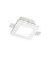 Ideal lux ® Гипсова луничка | SAMBA FI D77 SQUARE | GU10 max 1 x 35W | IP20 - 150116 - Цена | LEDs4economy