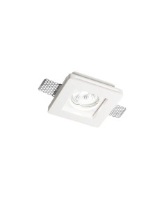 Ideal lux ® Гипсова луничка | SAMBA FI D60 SQUARE | GU10 max 1 x 35W | IP20 - 150291 - Цена | LEDs4economy