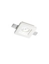 Ideal lux ® Гипсова луничка | SAMBA FI D60 SQUARE | GU10 max 1 x 35W | IP20 - 150291 - Цена | LEDs4economy