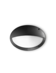 Ideal lux ® Аплик | POLAR-2 AP1 OVAL NERO | E27 max 1 x 23W | IP66 - 096728 - Цена | LEDs4economy