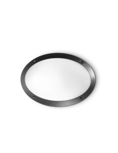 Ideal lux ® Аплик | POLAR-1 AP1 OVAL NERO | E27 max 1 x 23W | IP66 - 096704 - Цена | LEDs4economy