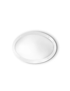 Ideal lux ® Аплик | POLAR-1 AP1 OVAL BIANCO | E27 max 1 x 23W | IP66 - 096711 - Цена | LEDs4economy