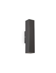Ideal lux ® Аплик | LOOK AP2 SQUARE D60 H300 NERO | GU10 max 2 x 28W | IP20 - 126890 - Цена | LEDs4economy