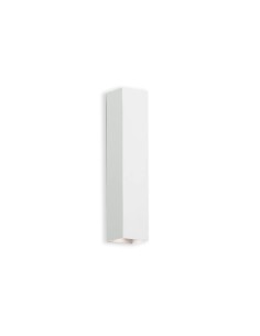 Ideal lux ® Аплик | LOOK AP2 SQUARE D60 H300 BIANCO | GU10 max 2 x 28W | IP20 - 126883 - Цена | LEDs4economy