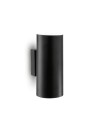 Ideal lux ® Аплик | LOOK AP2 ROUND D60 H150 NERO | GU10 max2 x 28W | IP20 - 095998 - Цена | LEDs4economy