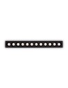 Ideal lux ® LED луна | LIKA FI SLIM 20W 3000K NERO | 20W | IP20 - 305837 - Цена | LEDs4economy