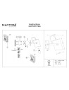 Maytoni ® Elori | Аплик | IP 20 - MOD079WL-01BBS - 2