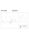 Maytoni ® Betone | Градински стълб | IP 65 - O469FL-L7CM3K - 3