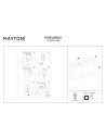 Maytoni ® Floeva | Фасаден аплик | IP 65 - O142WL-02B - 3